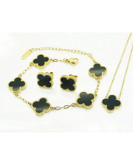 Pozlacená  souprava trojkombinace