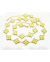 Dámská ocelová souprava pozlacená