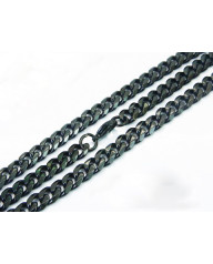 Pánská počerněná ocelová souprava