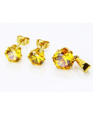 Dámská pozlacená souprava