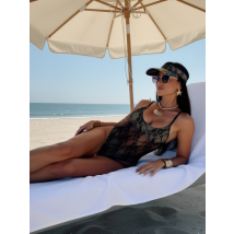 Černé krajkované jednodílné plavky-325491-017