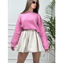 Béžová PUFFY sukně-315539-09