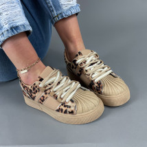 Hnědé tenisky s leopardím vzorem-315503-08