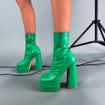 Zelené kotníkové boty-277514-01