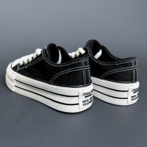 Černé plátěné tenisky-298913-02