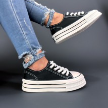 Černé plátěné tenisky-298913-02