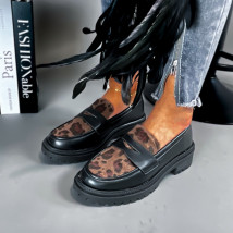 Černé leopardí mokasíny-309439-05