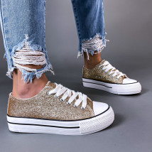 Zlaté plátěné tenisky-260721-023