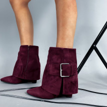 Vínové kotníkové boty-311977-02