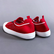 Červené plátěné tenisky-242024-014