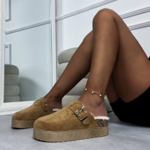 Camelová nasouvací obuv-308874-012