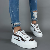 Bílé tenisky s leopardím vzorem-314513-02