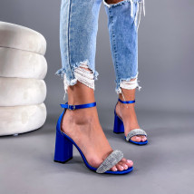 Modré sandále s kamínky-271108-05