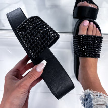 Černé pantofle na platformě-285780-04