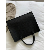 Černá shopper kabelka-285531-01