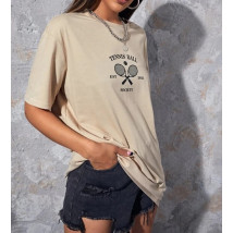 Béžové tričko TENIS-283363-02