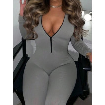 Šedý vroubkovaný overal-296425-03