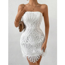 Bílé elegantní šaty-304014-02