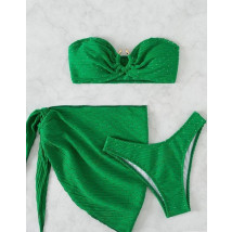 Zelené dvoudílné plavky se šátkou-299515-02