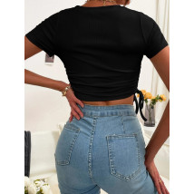 Černý crop top-289237-04