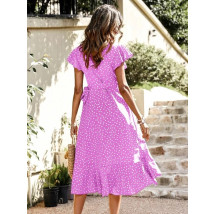 Fialové puntíkované šaty-288030-01