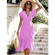 Fialové puntíkované šaty-288030-01