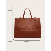 Hnědá kabelka TOTE bag-293378-03