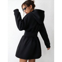 Teplákové černé šaty-294004-01