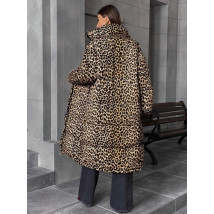 Leopardí dlouhý kabát-311372-07