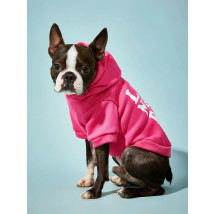 Růžová mikina pro psa s nápisem-275145-09