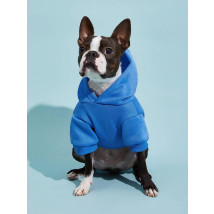Modrá mikina pro psa s kapucí-275386-02