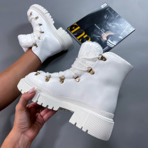 Bílé kotníkové boty-273312-04