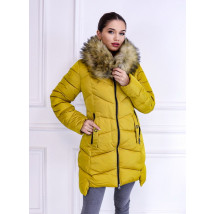Žlutý zimní kabát-257297-010