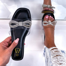 Černé průhledné pantofle-269143-03