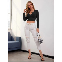 Černý crop top-276502-05