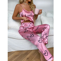 Růžové saténové pyžamo-282832-08