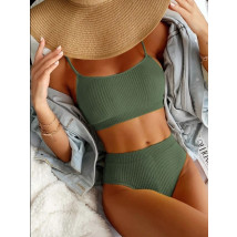 Olivově-zelené dvoudílné plavky-282961-029