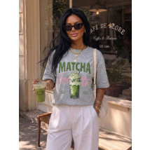 Šedé tričko MATCHA-329673-01