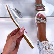 Bílé průhledné pantofle-269150-05