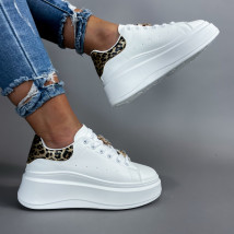 Bílé leopardí tenisky-309712-08