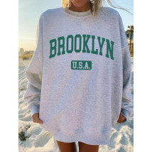 Šedá mikina BROOKLYN-308356-01