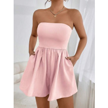 Růžový kraťasový overal-286759-05