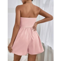 Růžový kraťasový overal-286759-05