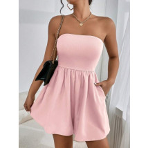 Růžový kraťasový overal-286759-05