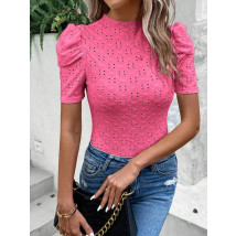 Růžové madeirové tričko-286996-07