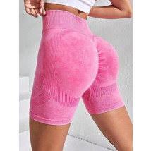 RŮŽOVÉ PUSH-UP KRAŤASY S VYSOKÝM PÁSEM-287018-013