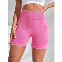 RŮŽOVÉ PUSH-UP KRAŤASY S VYSOKÝM PÁSEM-287018-013