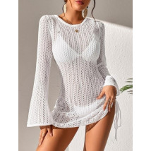 Bílé plážové šaty-301904-02