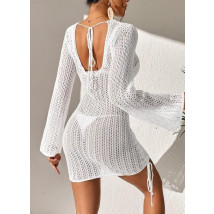 Bílé plážové šaty-301904-02