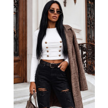 Bílý top s knoflíky-330343-02